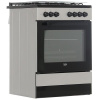 Комбинированная плита Beko FSM62120DS серебристый