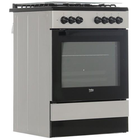 Комбинированная плита Beko FSM62120DS серебристый