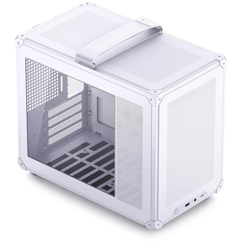 Корпус JONSBO C6 Max White без БП, mini-ITX, micro-ATX, белый