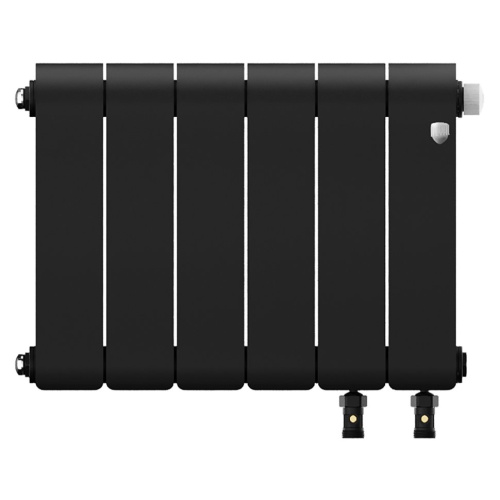 Биметаллический радиатор отопления Royal Thermo Infinity 300 Noir Sable VR80 6 секций