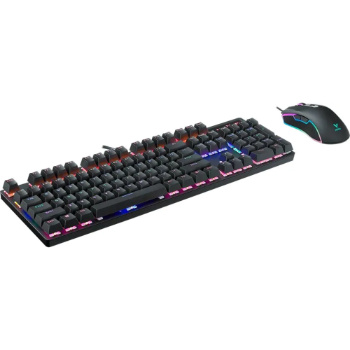 Комплект клавиатура и мышь RAPOO V150S Backlit Mechanical Gaming Keyboard & Optical Gaming Mouse Black