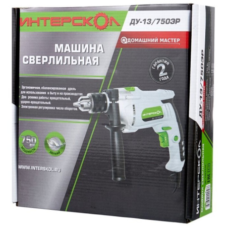 Дрель ударная Интерскол ДУ-13/750ЭР