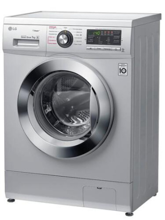 Стиральная машина LG F1296HDS4 серебристый