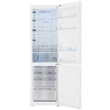 Холодильник с морозильником   Haier C2F637CWMVU1 белый
