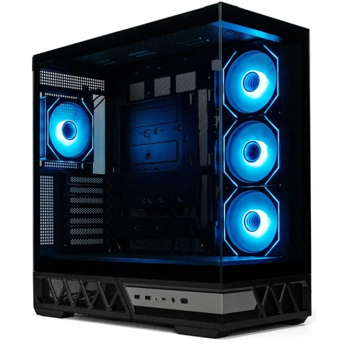 Корпус XASTRA Q700 4ARGB-C10-UC Black (Q700-4FM12A-C10-UC) ATX/Aquarium/Screewless/4x120mm ARGB PWM mirror fans/Argb+PWM HUB 10port/Type C