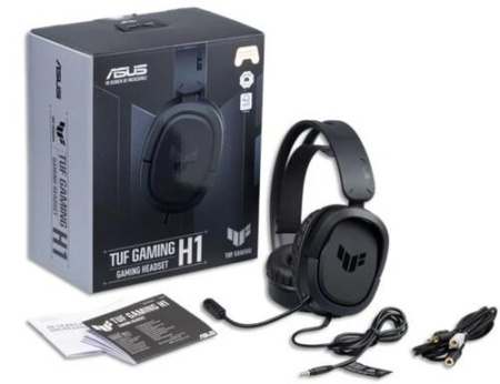 Проводные наушники ASUS TUF Gaming H1 черный