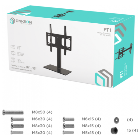 Кронштейн Onkron PT1 черный