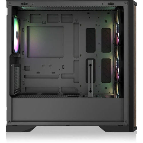 Корпус RAIJINTEK Agos Max-MS4, Black (0R20B00261) без БП, Midi-Tower, TG, 4x140mm ARGB, 2xUSB 3.0 + 1xUSB Type-C, E-ATX, ATX, mITX