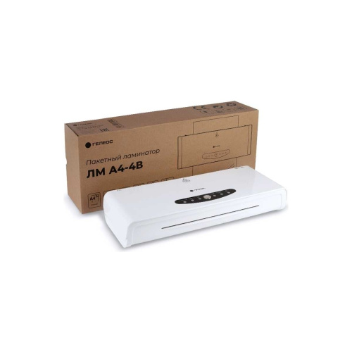 Ламинатор Гелеос ЛМ-А44В белый/черный