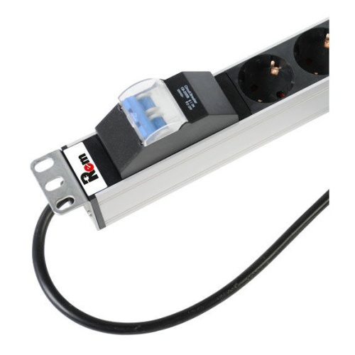 Блок распределения питания Remade R-16-10S-10C19-A-1420-3 верт.размещ. 10xSchuko 10xC19 базовые 16A Schuko 1.5м