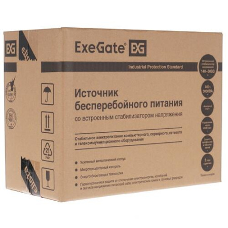 ИБП ExeGate SpecialPro UNB-400.LED.AVR.EURO