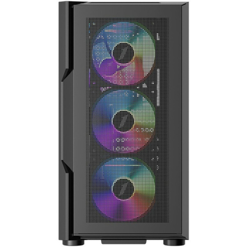Корпус 1STPLAYER Trilobite T7-P Black (T7-P-BK-4F1) / ATX / 4x120mm LED fans