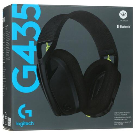 Беспроводные наушники Logitech G435 черный