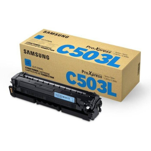 Тонер-картридж HP SU016A Samsung CLT-C503L Cyan Toner Cartridg H-Yld Cr