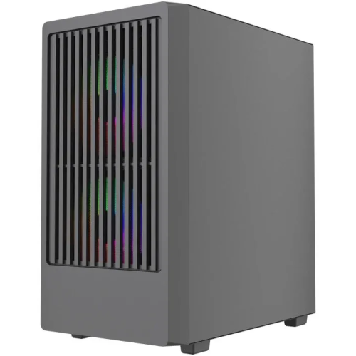 Корпус Powercase Mistral SM07 ARGB (CMMSM07B-A3), Tempered Glass, 3x120mm ARGB PWM fans, чёрный, mATX