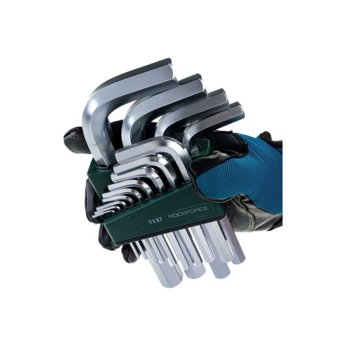 Набор ключей шестигранных ROCKFORCE RF-5137 Г-образных 2-19мм 13 предметов