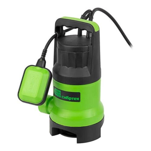 Дренажный насос СИБРТЕХ СДН800-35 для грязной воды, напор 9м, 13500л/ч 97265