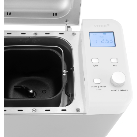 Хлебопечь Vitek VT-BM1301 серый/серебристый
