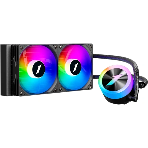 СВО 1STPLAYER TS1 240 Black (TS1-240-BK) / 2x120mm, ARGB, 250W TDP