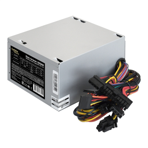 Блок питания ExeGate UNS800 EX292165RUS 800W (ATX, 12cm fan, 24pin, 2x(4+4)pin, 2xPCI-E, 5xSATA, 3xIDE)