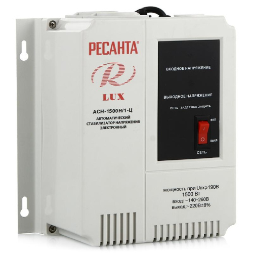 Стабилизатор напряжения Ресанта АСН-1500Н/1-Ц серый