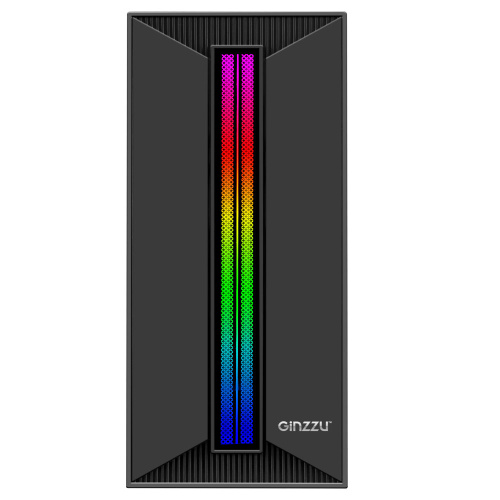 Корпус Ginzzu B350 2*USB 2.0,AU RGB