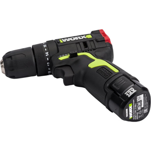 Дрель-шуруповерт WORX WU131X Professional 12В, 40Нм, 2Ач х2, ЗУ, сумка