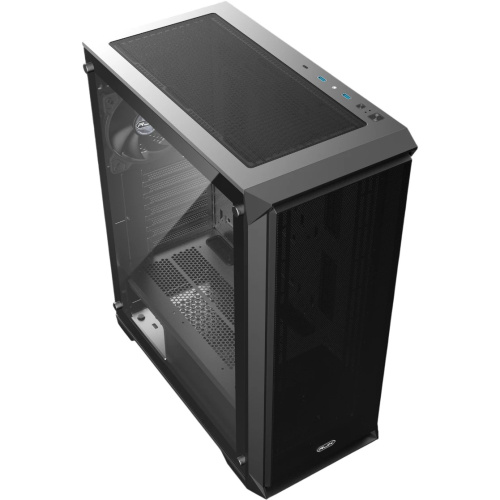 Корпус RAIJINTEK CO LTD Arcadia 41 (0R20B00263), без БП, Midi-Tower, TG, 1x120mm, 2xUSB-A 3.0 + 1xUSB-C, ATX, mITX Black