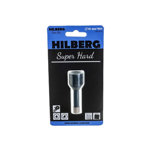 Коронка алмазная Hilberg Super Hard M14 HH610 10 мм