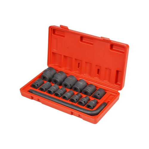 Набор головок торцевых Airline ATAS072 ударных 1/2" 38мм 15 пр.