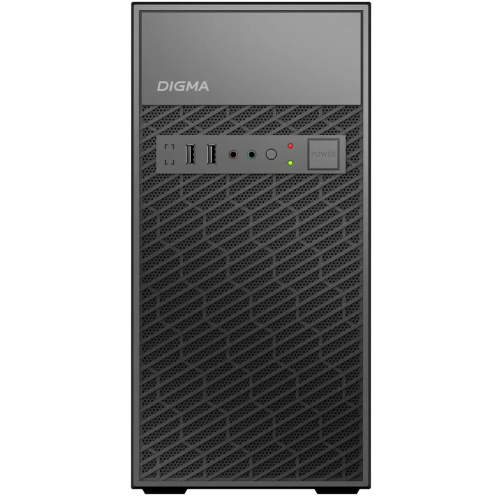 Корпус Digma DCC-MN303 черный без БП mATX 1x80mm 2x120mm 1xUSB2.0 1xUSB3.0 audio