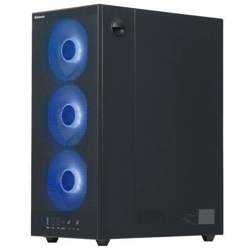 Корпус Defender RaptorX (25122) черный, ATX, 4fans, switch M/BSync