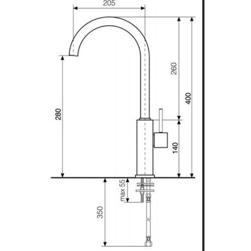 Смеситель для кухни Italmix CU 1022 Copper медь