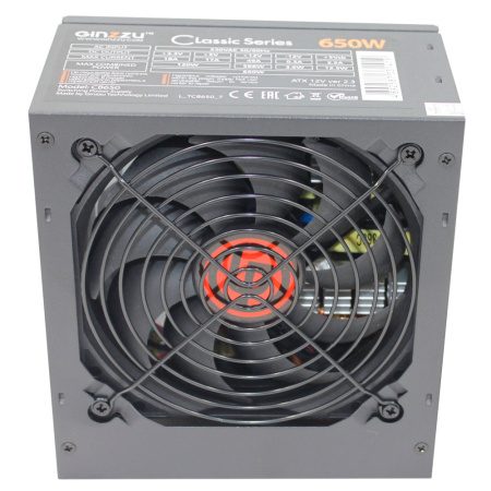 Блок питания Ginzzu CB650 12CM black