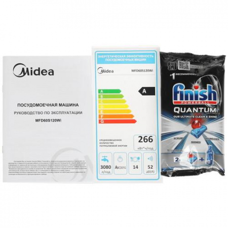 Посудомоечная машина Midea MFD60S120Wi белый