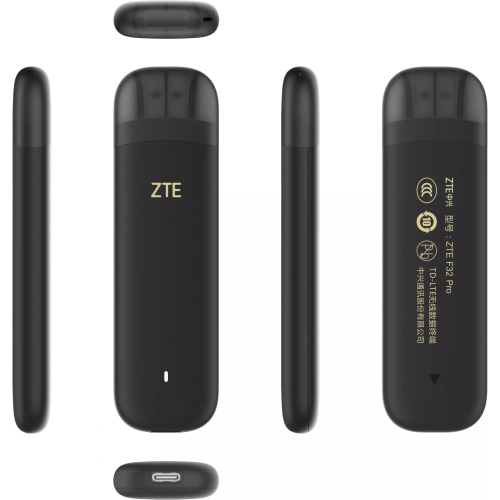 Модем 3G/4G ZTE F30Pro USB Wi-Fi VPN Firewall +Router внешний черный
