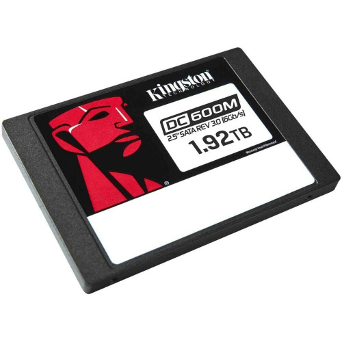 SSD Kingston DC600M (SEDC600M/1920G) 1920GB, 2.5" 7mm, SATA3, 3D TLC, R/W 560/530MB/s, IOPs 94 000/78 000, TBW 3504, DWPD 1