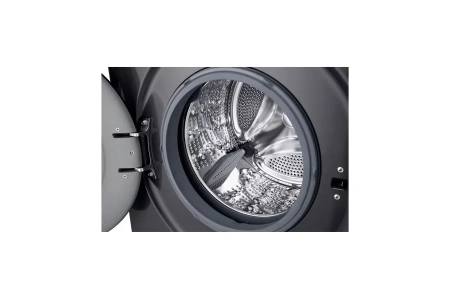 Стиральная машина LG F2Y1VS6J 9 кг, инверторный мотор с прямым приводом функция пара Steam, 8 программ, для аллергиков и детской одежды, черный