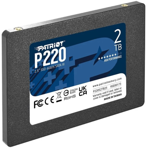 SSD Patriot P220 P220S2TB25 SATA III 2Tb 2.5"
