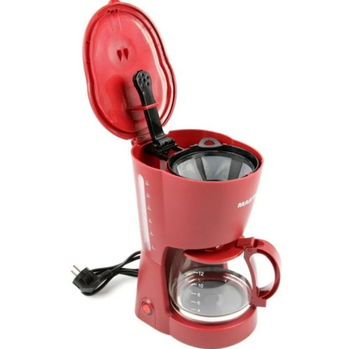 Кофеварка Marta MT-2118 бордовый гранат