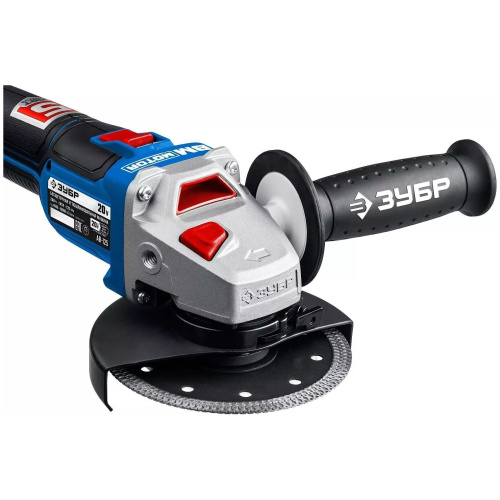 УШМ ЗУБР AB-125, без АКБ, в коробке