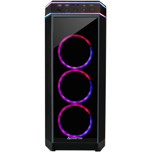 Корпус Chieftec Stallion II (GP-02B-UC-OP) черный без БП ATX 4x120mm 1xUSB2.0 2xUSB3.1 audio bott PSU