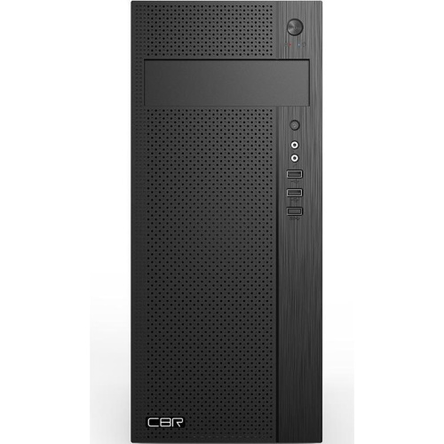 Корпус CBR PCC-ATX-E185-WPSU ATX Miditower E185, без БП, 2*USB 2.0, HD Audio+Mic, Black