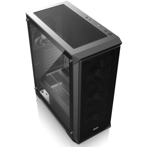 Корпус RAIJINTEK CO LTD Arcadia 41-MS4 (0R20B00267), без БП, Midi-Tower, TG, 1x120mm + ARGB, 2xUSB-A 3.0 1xUSB-C, ATX, mITX Black
