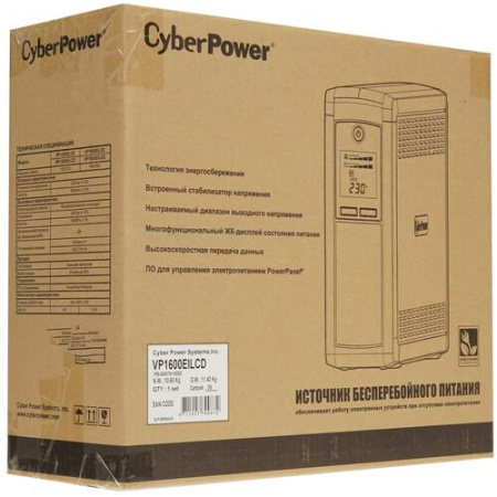 ИБП CyberPower VP1600EILCD