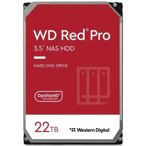 HDD Western Digital WD221KFGX 22TB 7200 RPM, SATA 6 Gb/s, CMR, 512 MB Cache, 3.5"