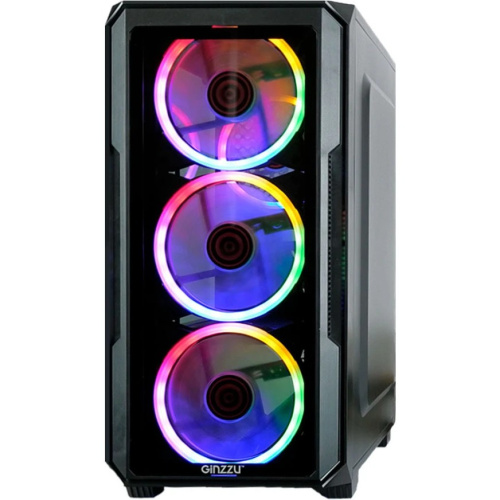 Корпус Ginzzu CL690 mATX Fan 4*12FRGB