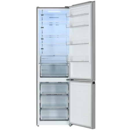 Холодильник с морозильником   Midea MDRB599MMF46 серебристый