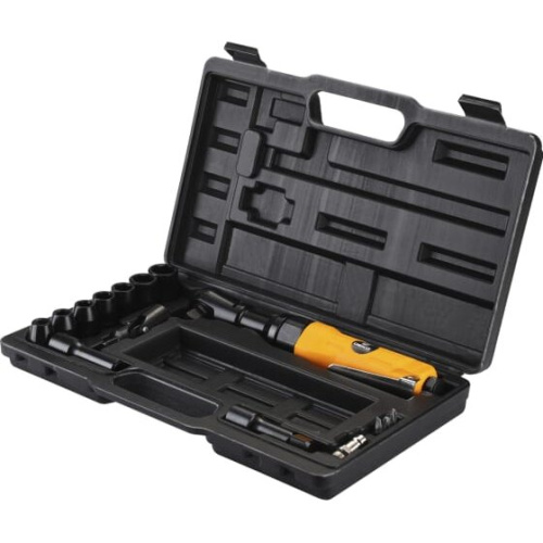 Трещотка пневматическая DEKO DKPT03 (018-1103) Set 3 в чемодане с набором 15 предметов