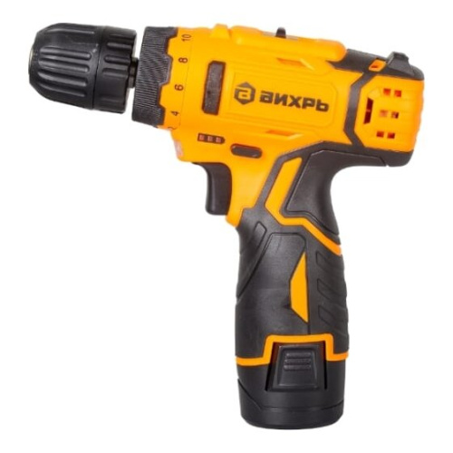 Дрель-шуруповерт Вихрь ДА-12Л-2КН аккум. с набором инструментов